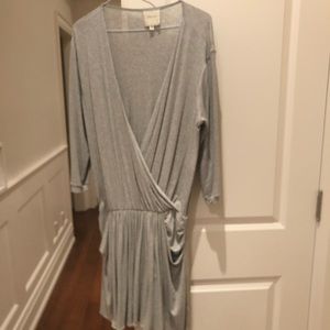 Grey jersey dress